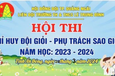 Hội thi “Nghi thức Đội TNTP Hồ Chí Minh, Chỉ huy đội giỏi và phụ trách sao giỏi cấp Liên đội” Năm học 2023 -2024.