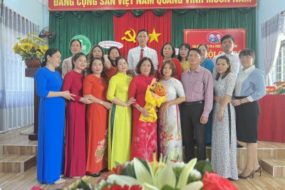 Đại hội chi bộ trường TH&THCS Lê Trung Đình nhiệm kỳ II từ năm 2022-2025